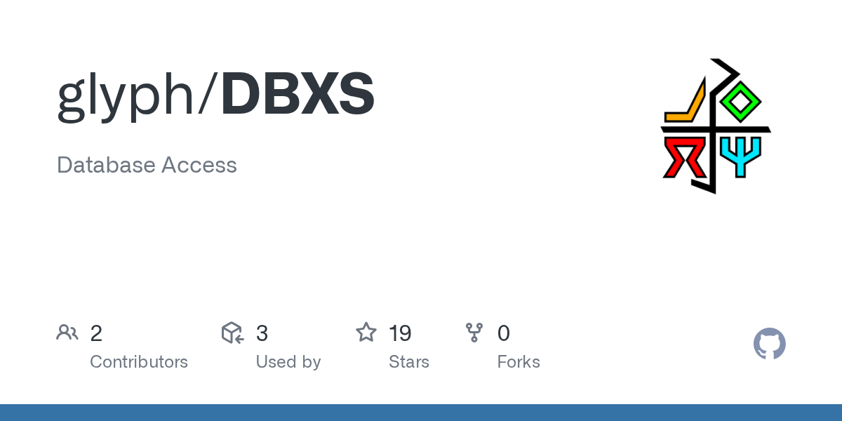 Database Access. Contribute to glyph/DBXS development by creating an account on GitHub.