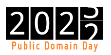 Logotipo para o Dia do Domínio Público, com a data 2022 a mudar para 2023
