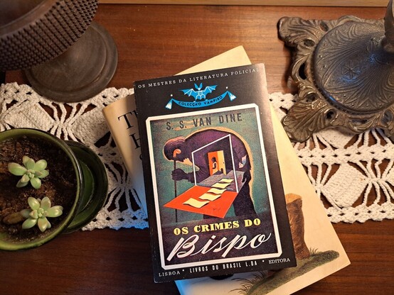 books and a plant