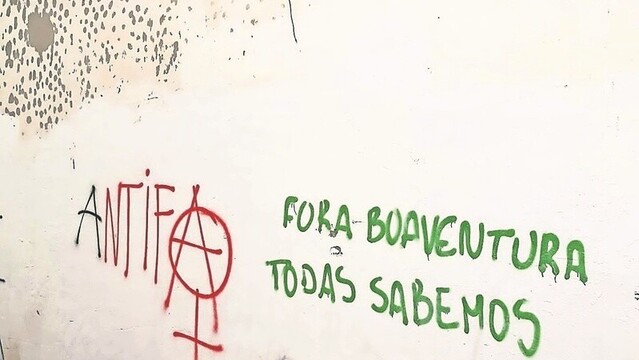 Graffiti: 
Fora Boaventura
Todas sabemos