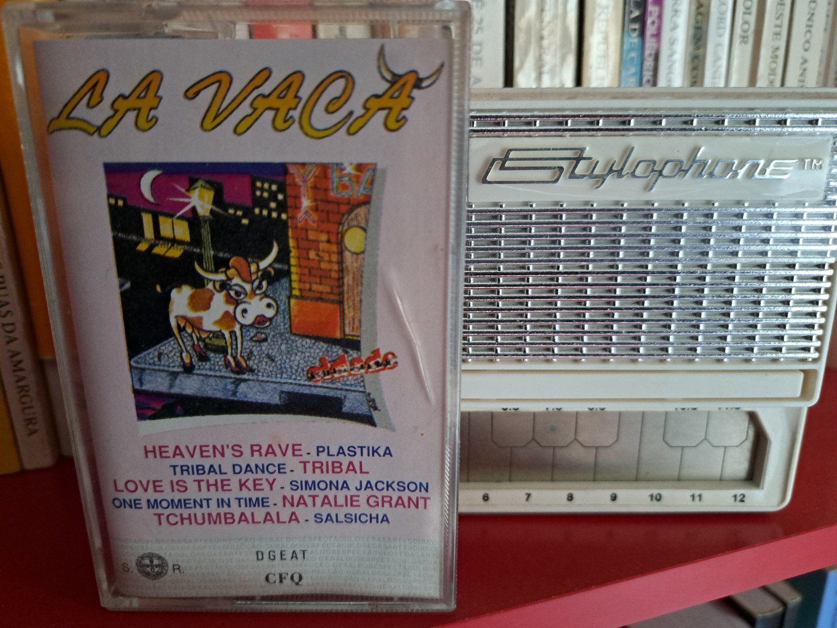 Radio Cidade's "La Vaca", from 1993, in cassette tape.