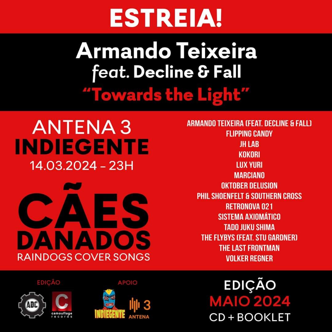 Hoje no Indigente (Antena 3, 22h) vai-se ouvir um tema de avanço do disco "Cães Danados", com covers dos Raindogs. O disco sai em Maio, em CD.