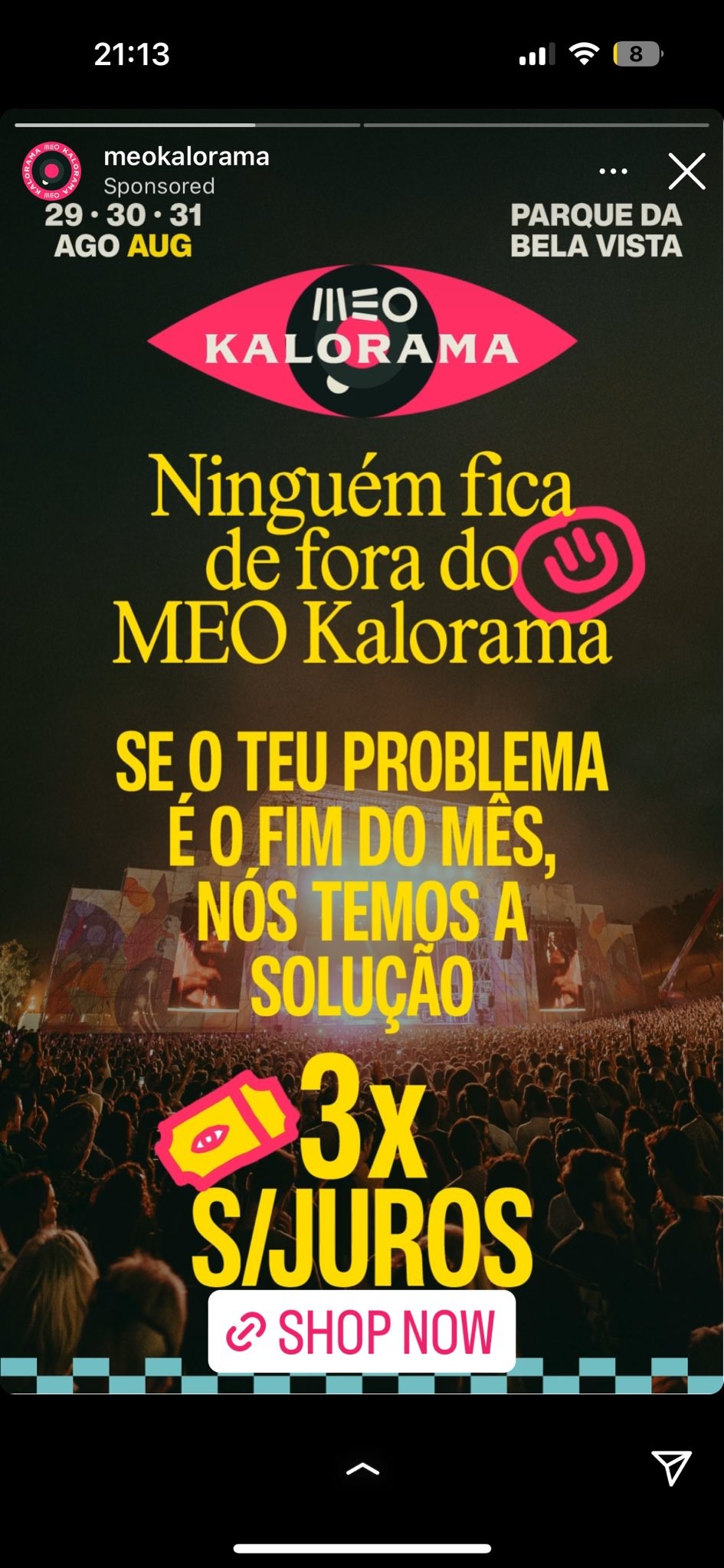 Meo Kalorama a prestações