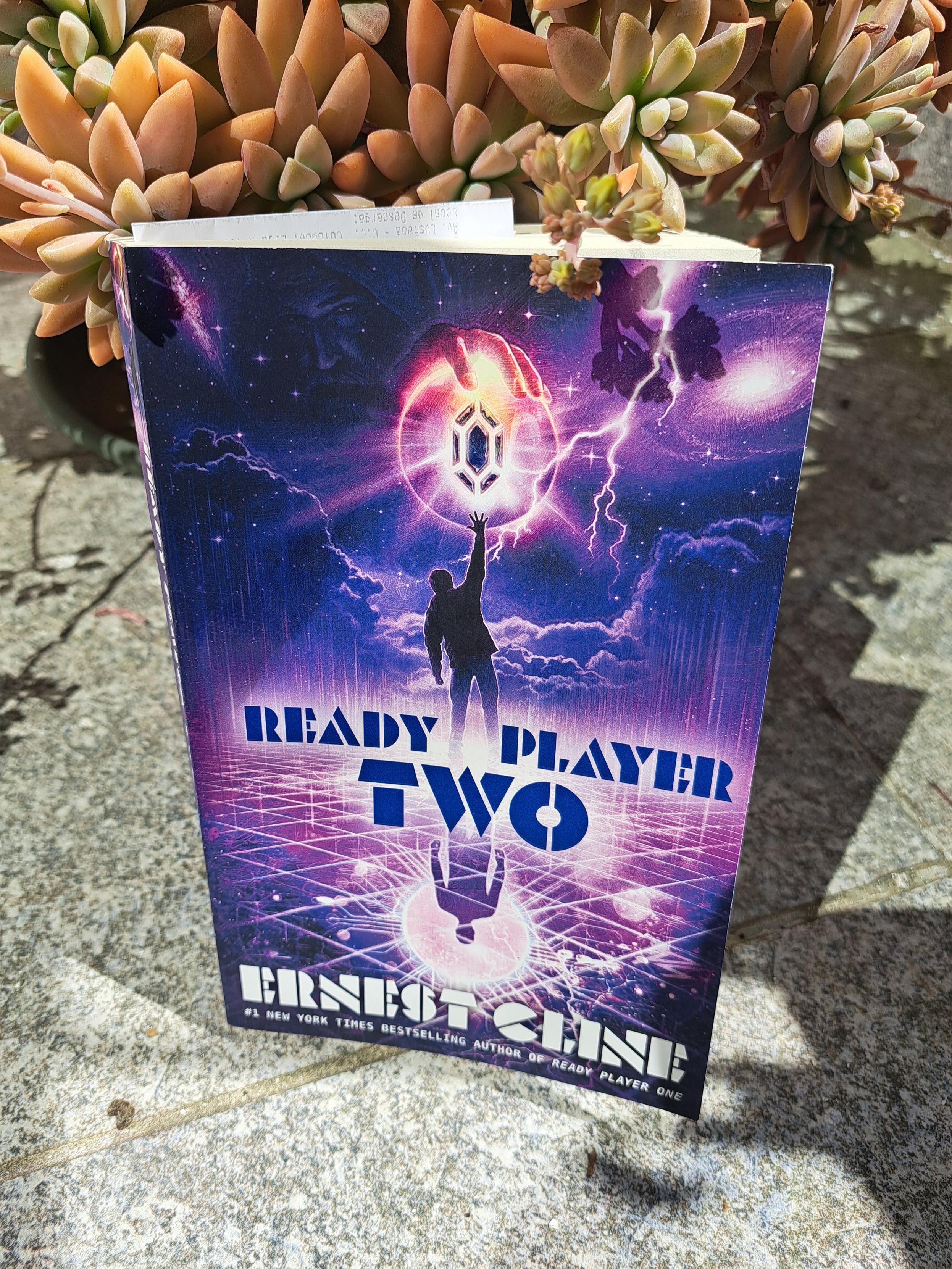 A picture of the US paperback edition of Ready Player Two by Ernest Cline.