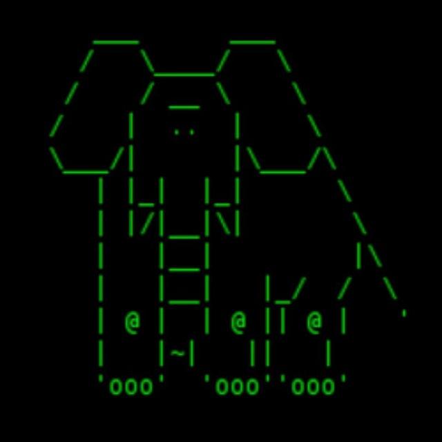 Foto do elefante virtual que nos trouxe esta notícia.